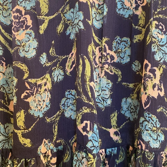 Free People Women’s  See it Through Blue Maxi Dress ( multiple Small / Large) - Picture 14 of 15